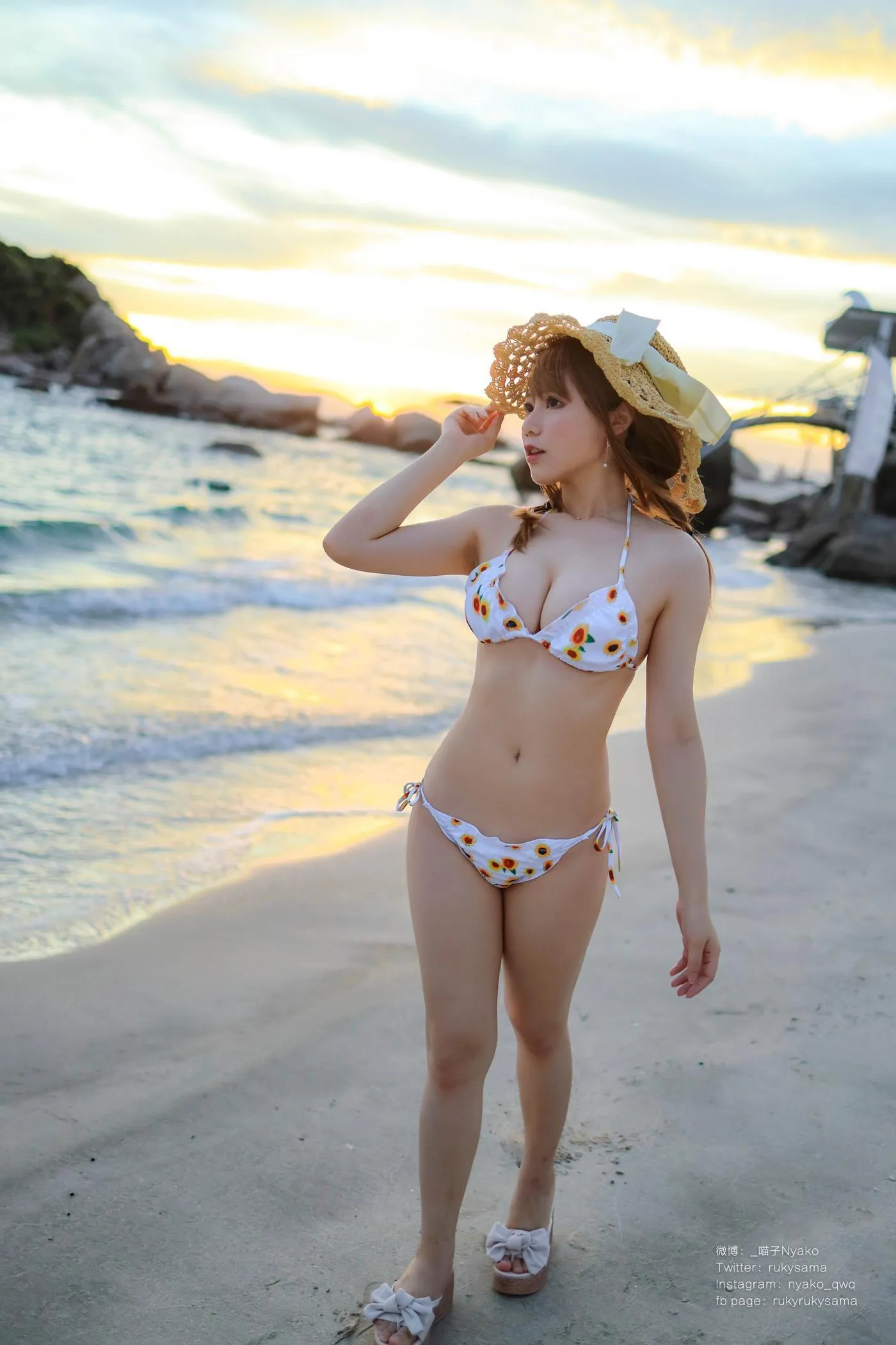 Nyako喵子 – NO.57 向日葵比基尼 [66P]插图2